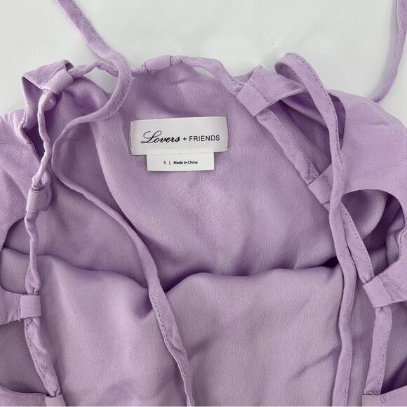 Lovers and Friends Lavender Wiley Mini Dress Small - Picture 4 of 7